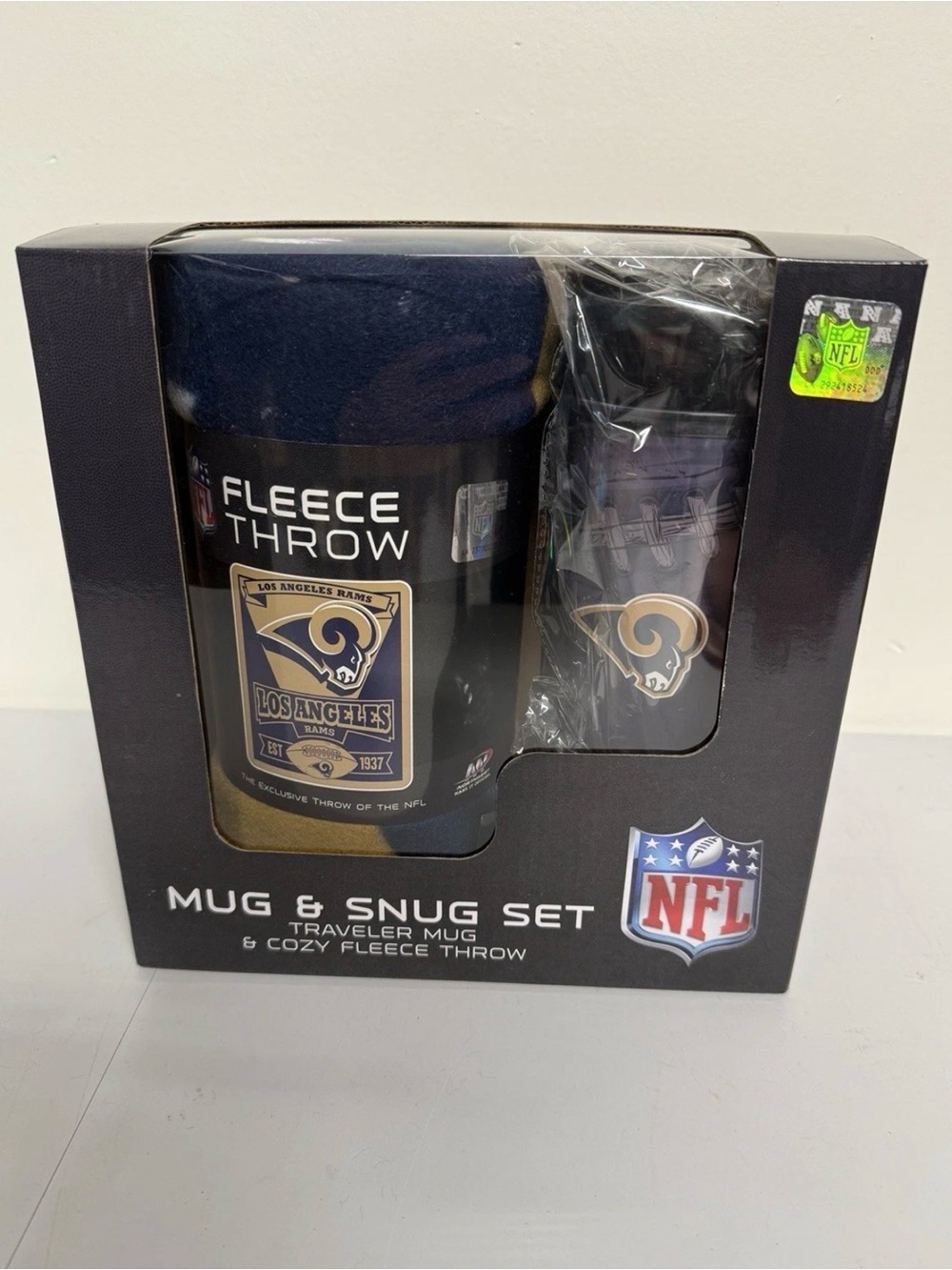 NFL St Louis Rams Mug And Snug Set Mug And Throw New